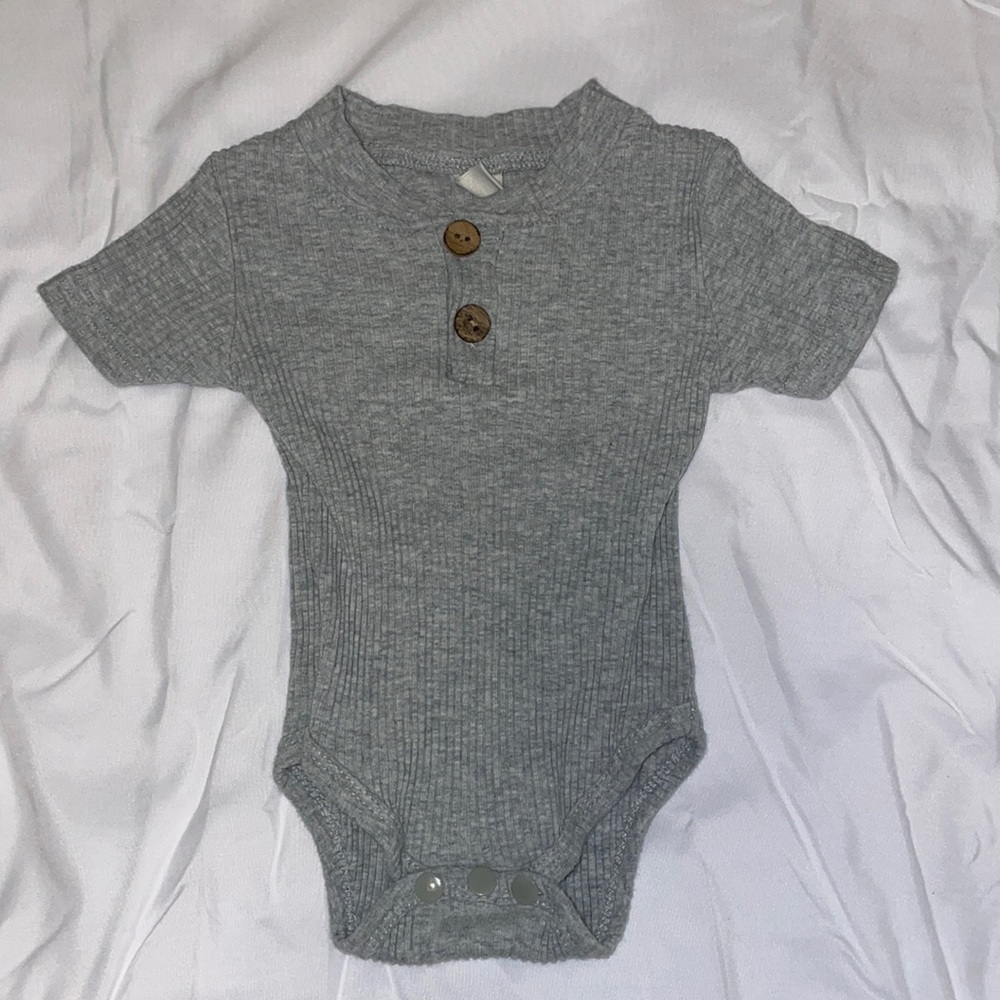 Grey bodysuit